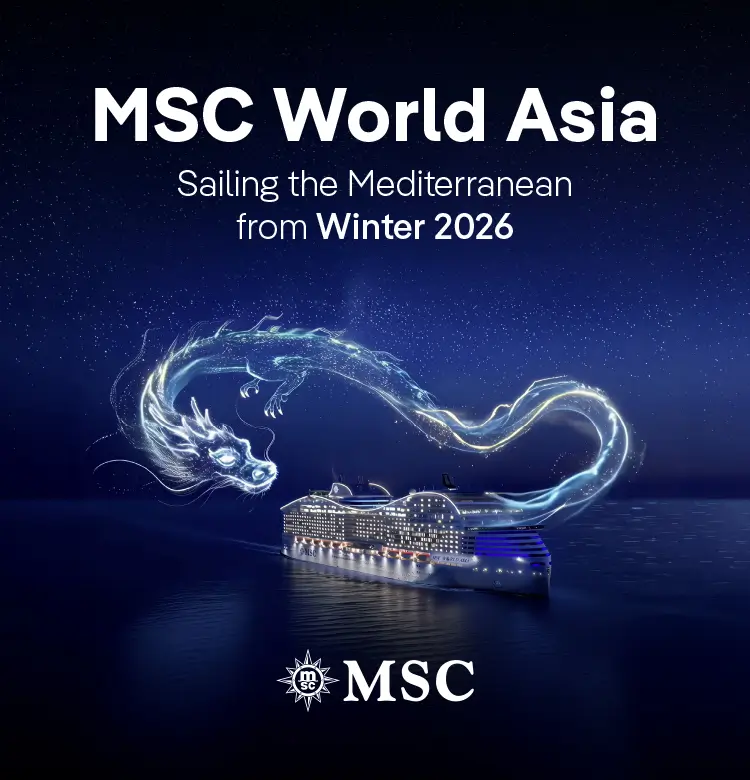 MSC World Asia Mediterranean Sailings